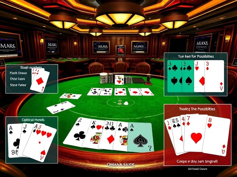 Omaha Poker is a popular variant of poker known for its strategic gameplay. Master the 4-card format and play like a pro online.